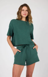 Loop Terry Mellow Cove Short Sleeve & Short Set