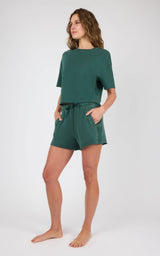 Loop Terry Mellow Cove Short Sleeve & Short Set
