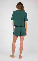 Loop Terry Mellow Cove Short Sleeve & Short Set