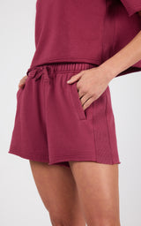 Loop Terry Mellow Cove Short Sleeve & Short Set - 90 Degree by Reflex