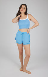 2 PC Seamless Bra Tank + Lightstreme 2 in 1 Short