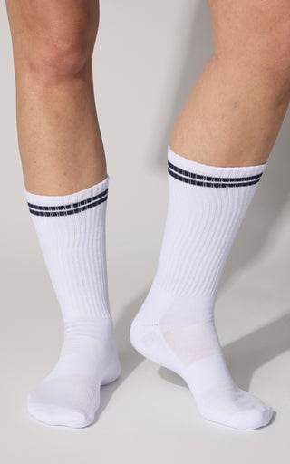 3 PC Cloud Plush V-Neck Cropped Long Sleeve Top + Skort + Socks Set