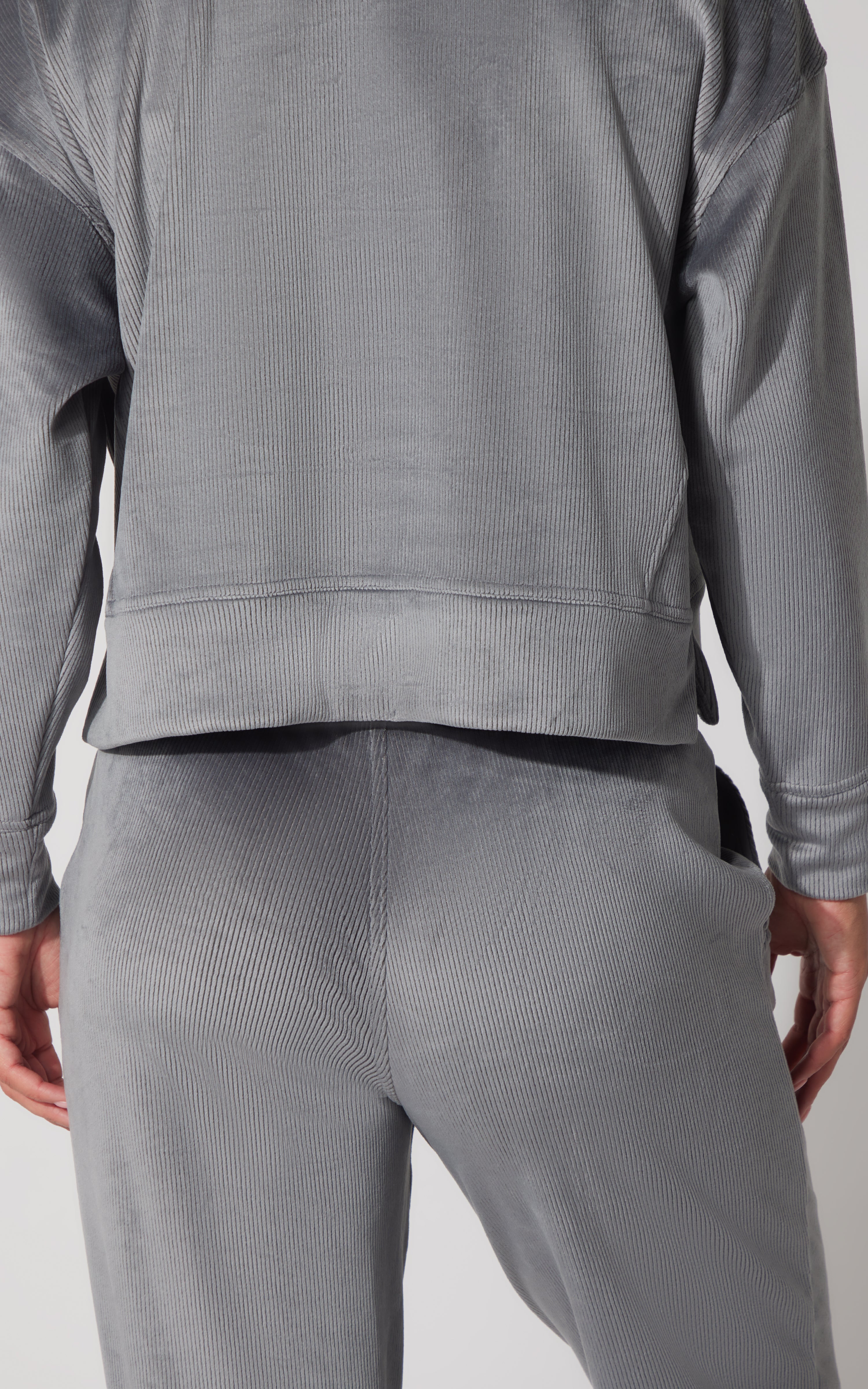 2 PC Dreamy Rib Crew Pullover and Jogger Set