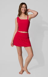 Nude Tech Coco Tennis Tank & Pleated Skort - 90 Degree by Reflex