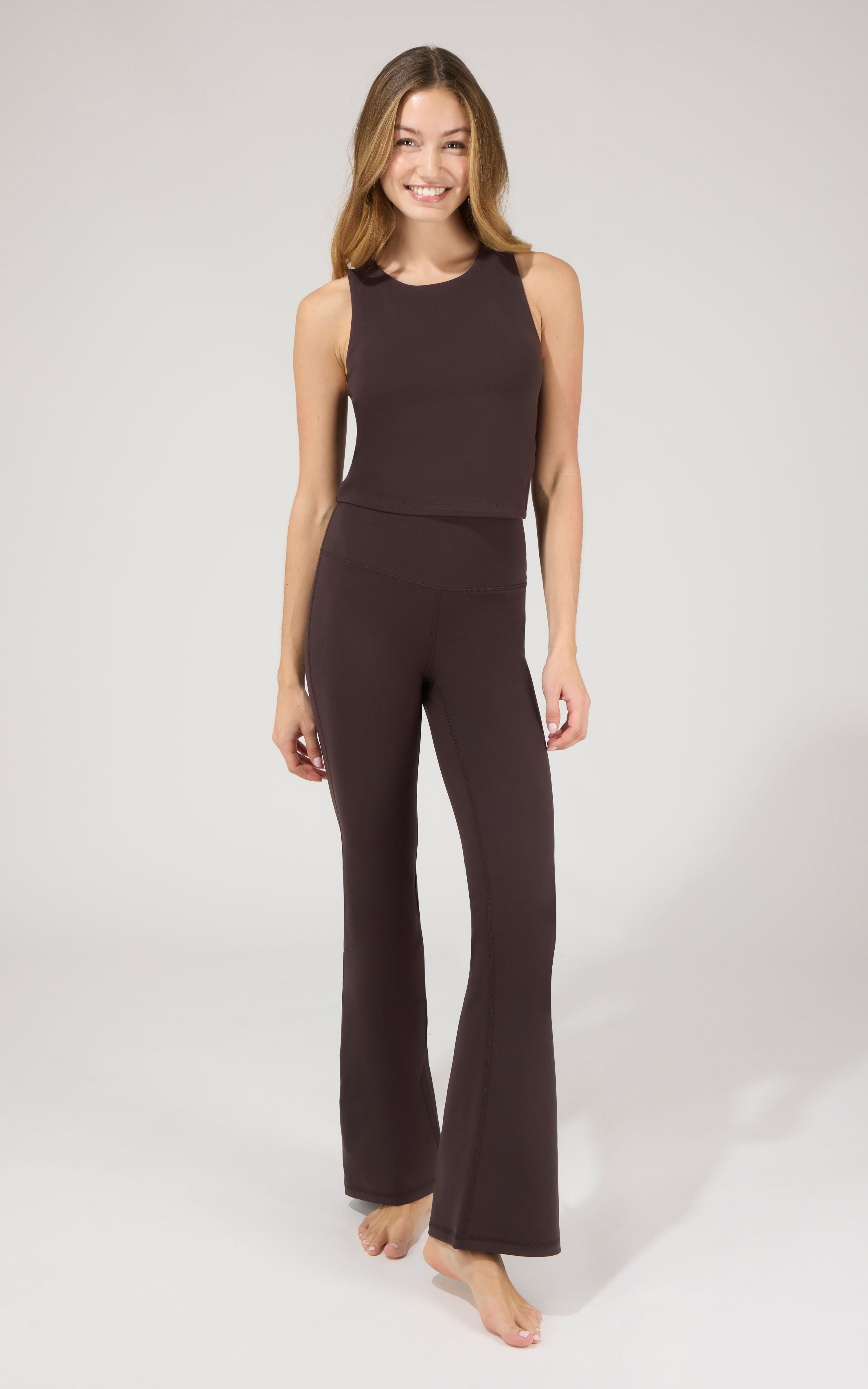 Butter Tech Tank & Flare Leg Pants Set