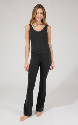 Butter Tech Tank & Crossover Flare Pant Set