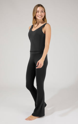 Butter Tech Tank & Crossover Flare Pant Set