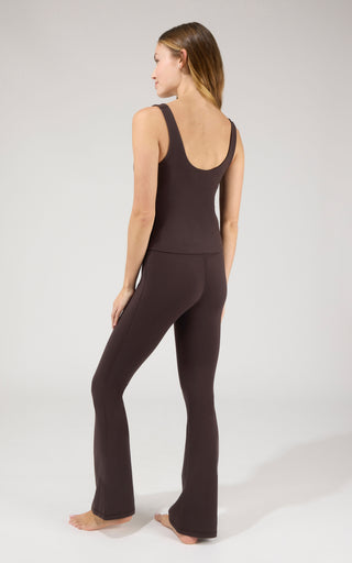 Butter Tech Tank & Crossover Flare Pant Set