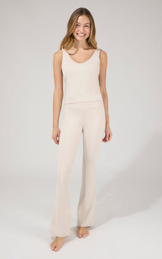 Butter Tech Tank & Crossover Flare Pant Set