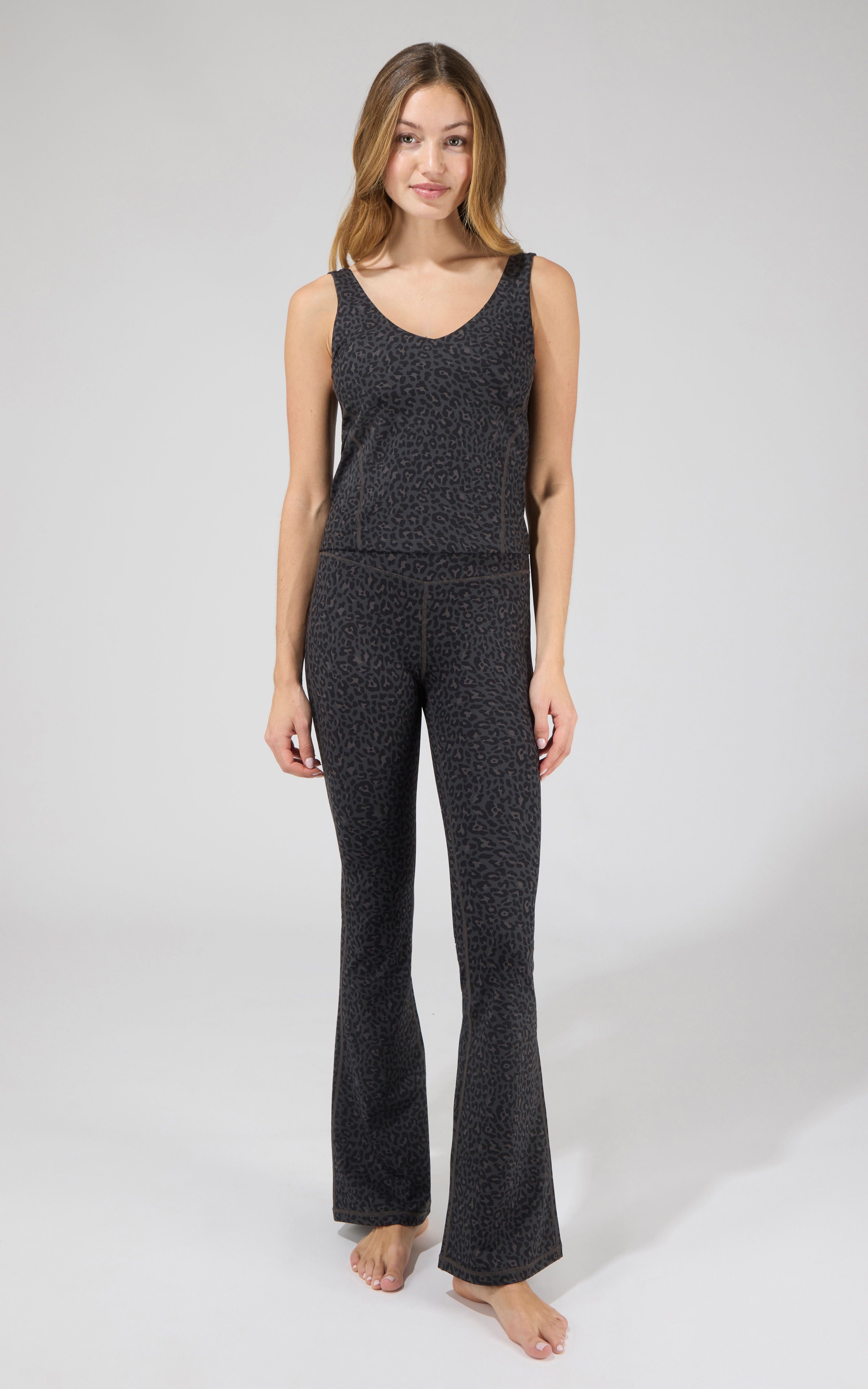 Butter Tech Tank & Crossover Flare Pant Set