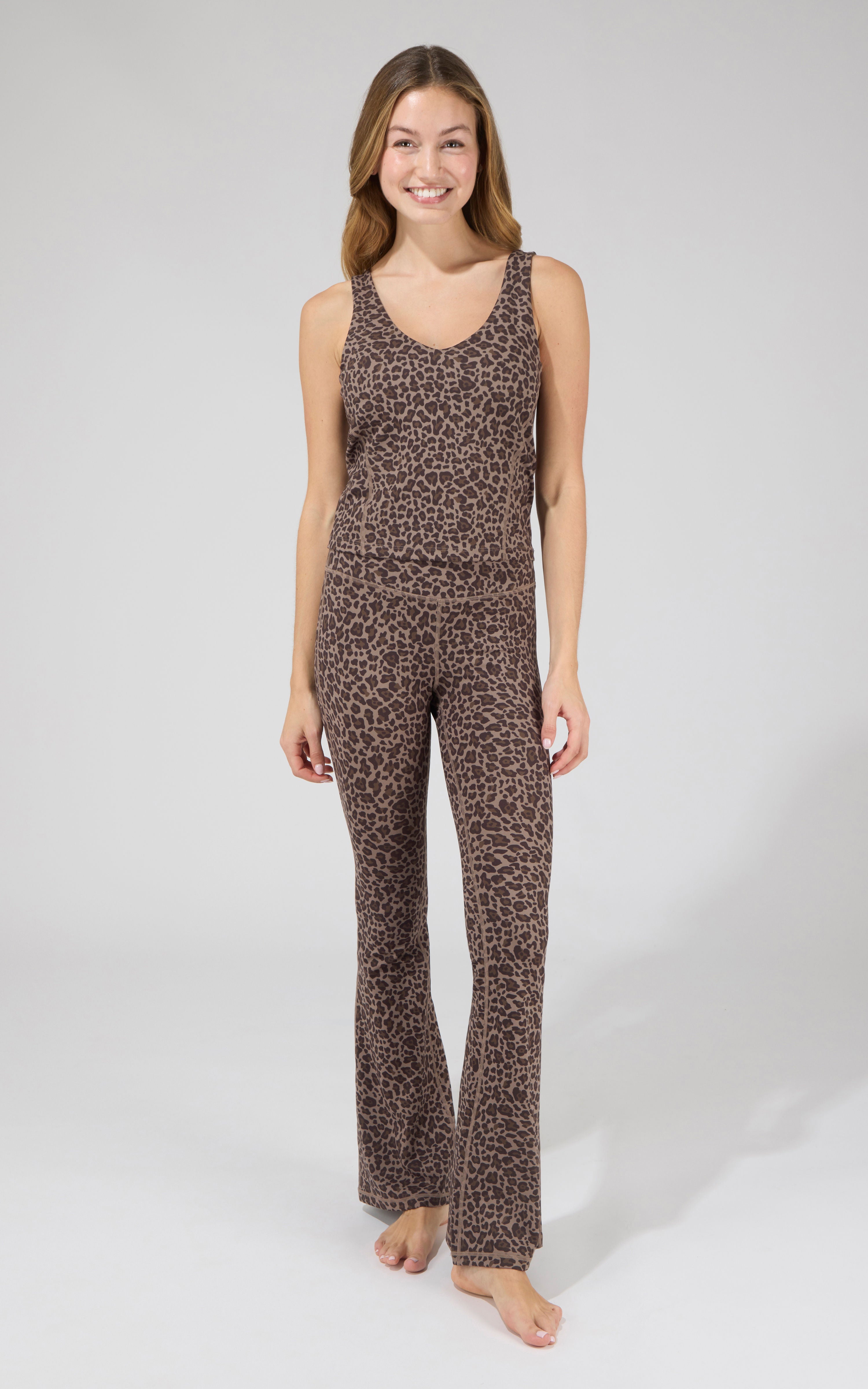 Butter Tech Tank & Crossover Flare Pant Set