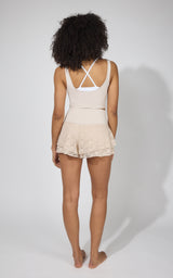 Lux Veda Bra Tank with Ruffled Skort Set - 90 Degree by Reflex