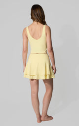 Nude Tech Double Layer Skort Set - 90 Degree by Reflex