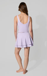 Nude Tech Double Layer Skort Set - 90 Degree by Reflex