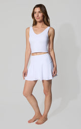 Nude Tech Double Layer Skort Set - 90 Degree by Reflex