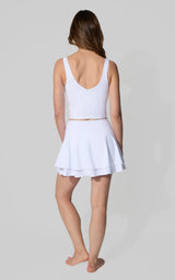 Nude Tech Double Layer Skort Set - 90 Degree by Reflex