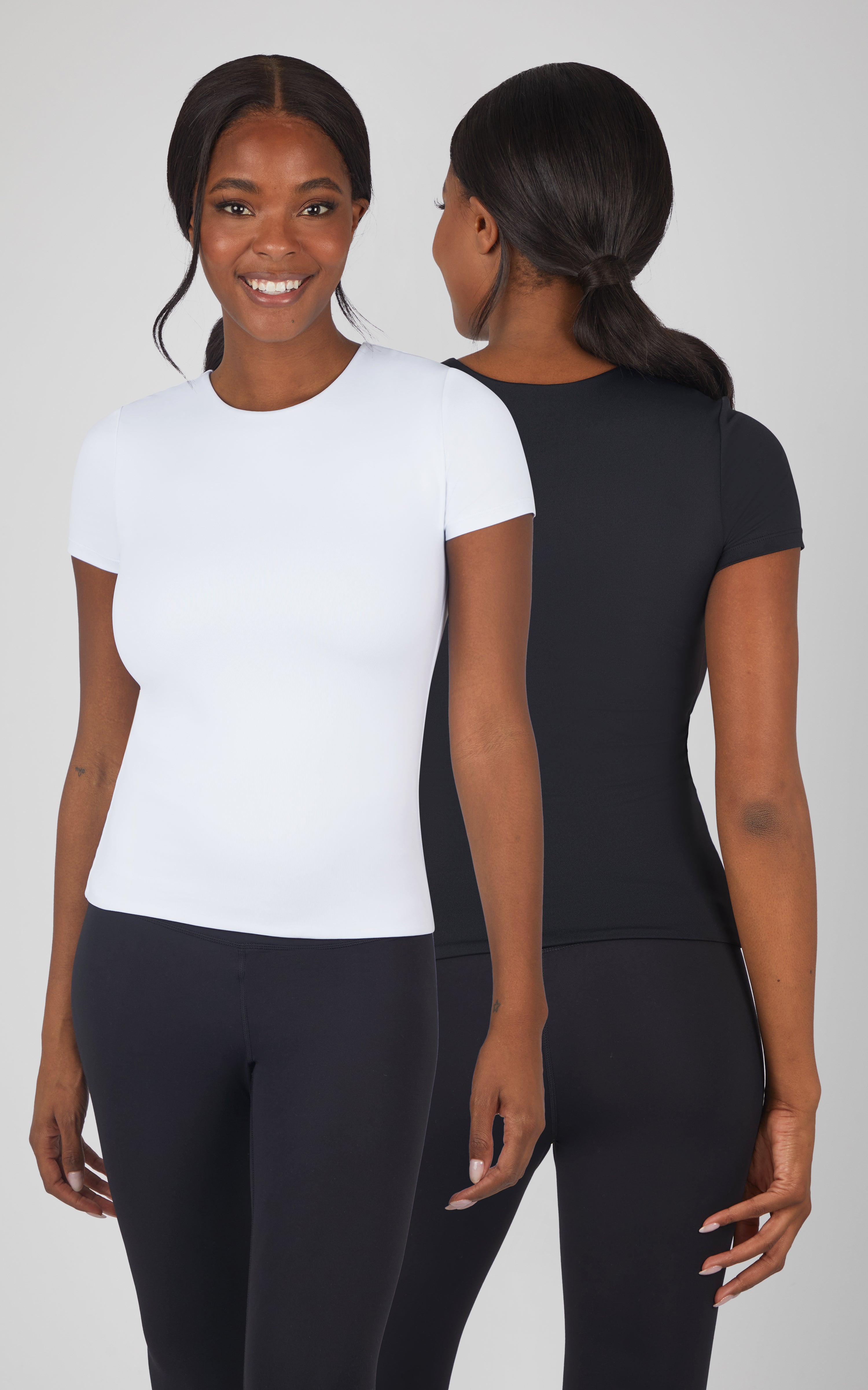 2 PK Crew Neck Tee - 90 Degree by Reflex