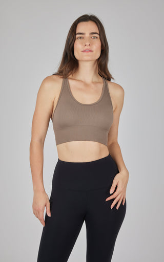 2 PK Ribbed Bralette - Our Earthy Story - 90 Degree by Reflex