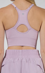 Seamless Rib Verta Bra & Lightstreme Crossover Running Short - 90 Degree by Reflex