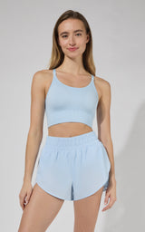 Seamless Rib Verta Bra & Lightstreme Running Short