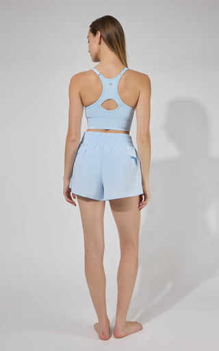 Seamless Rib Verta Bra & Lightstreme Crossover Running Short - 90 Degree by Reflex