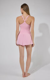 Seamless Bra Tank & Crossover Short Set