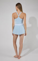 Seamless Bra Tank & Crossover Short Set