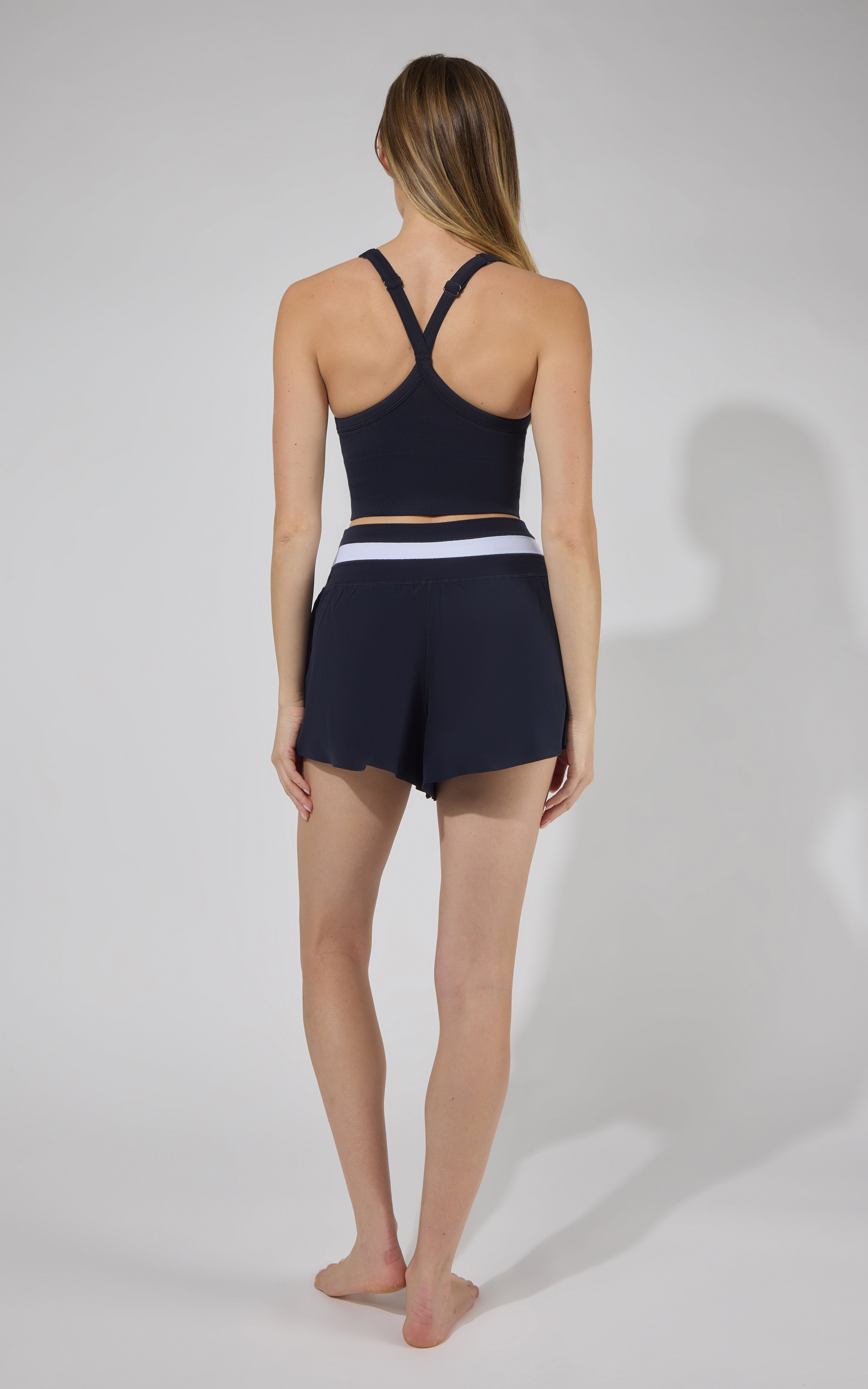 Seamless Bra Tank & Crossover Short Set