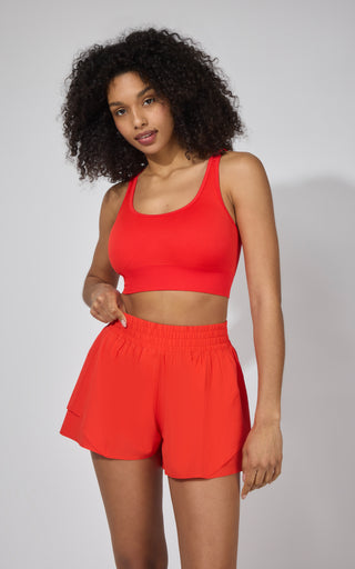 Seamless Rib Celise Bra - 90 Degree by Reflex