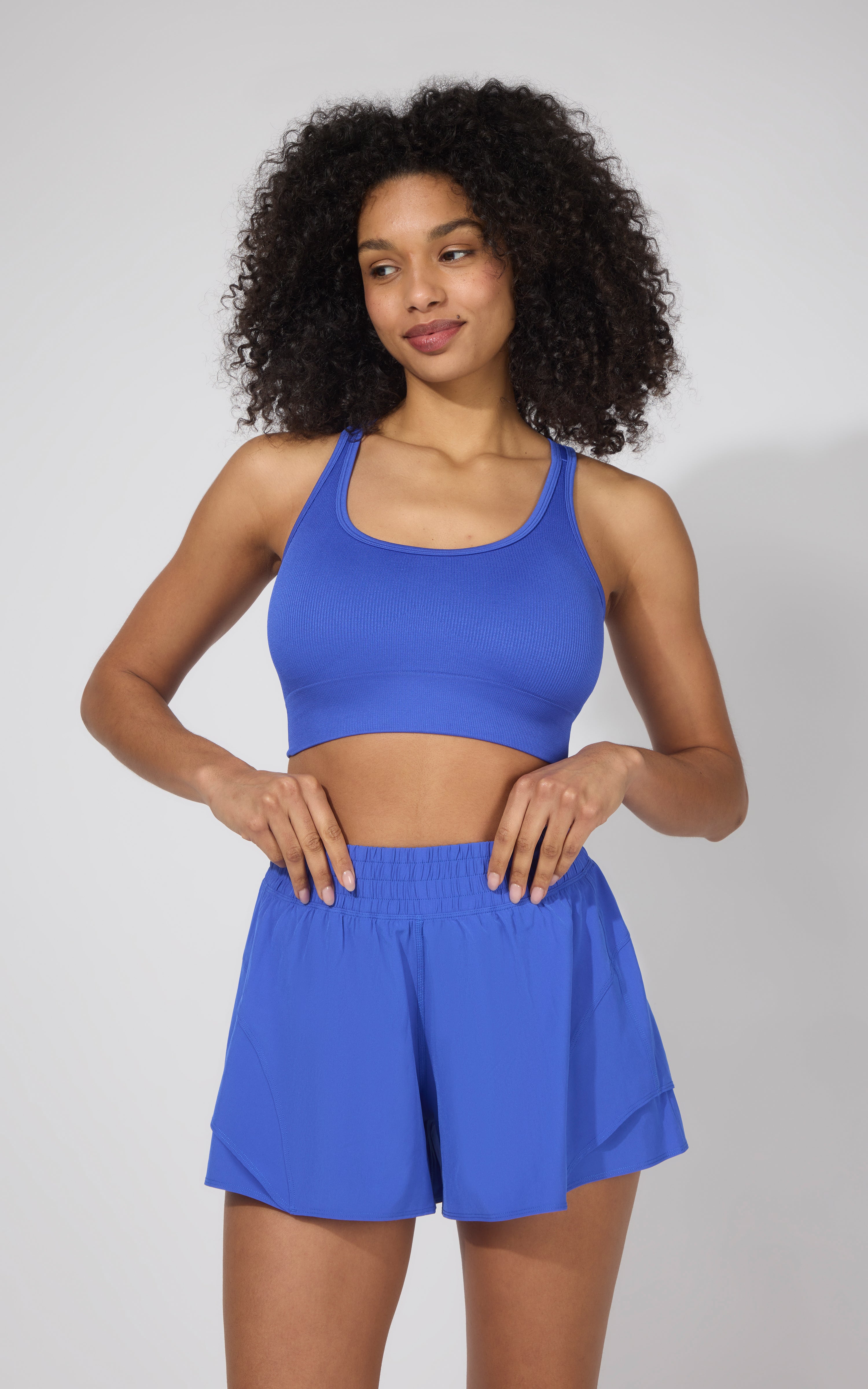 Seamless Rib Celise Bra - 90 Degree by Reflex