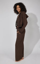 Baby Fleece Ashe Hoodie Jacket with Pocket & Drawstring + Baby Terry Somers Corset Tank with Front Rib Pan