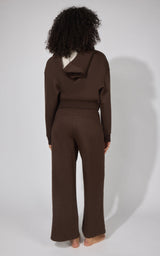 Baby Fleece Ashe Hoodie Jacket with Pocket & Drawstring + Baby Terry Somers Corset Tank with Front Rib Pan