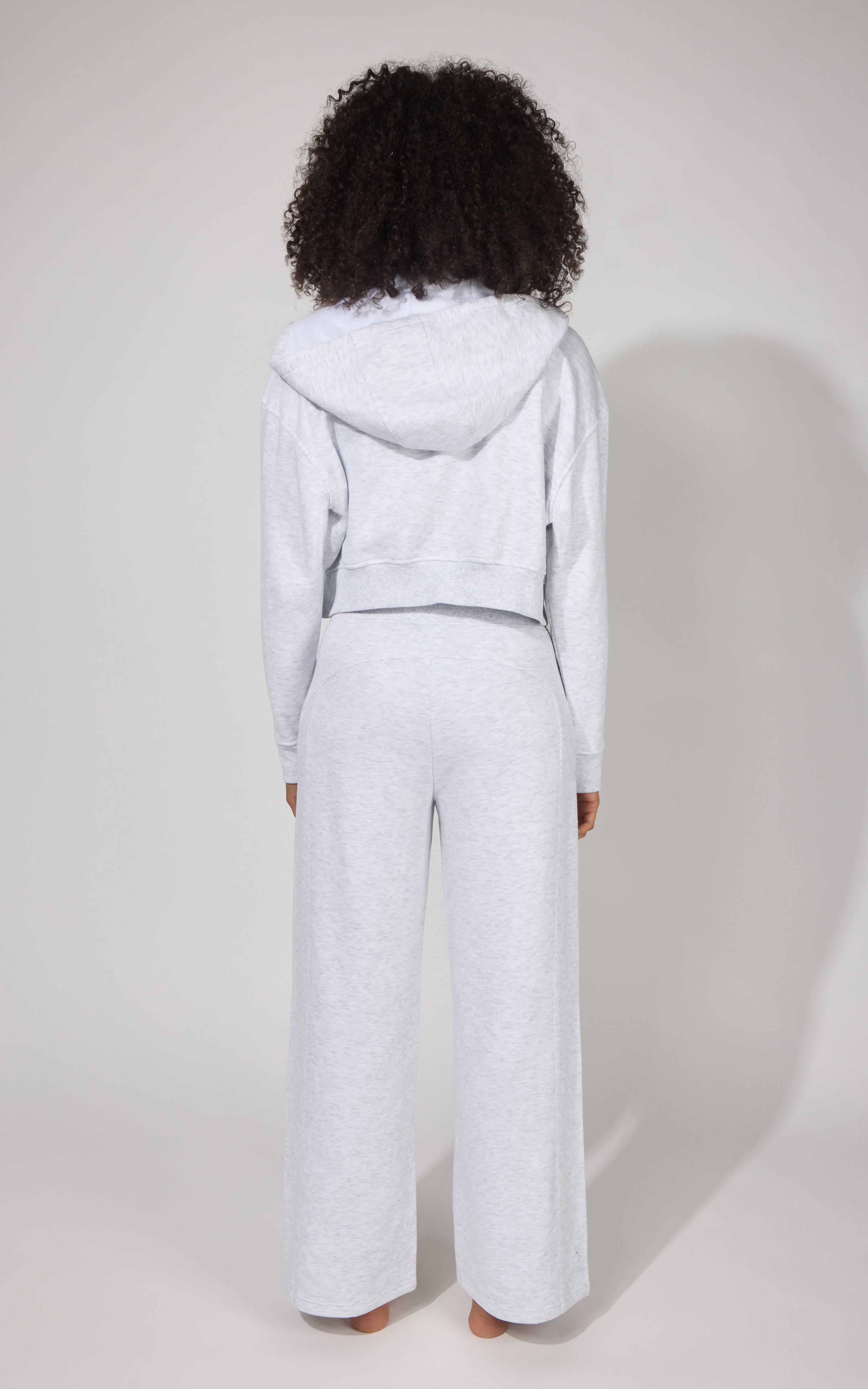 Baby Fleece Ashe Hoodie Jacket with Pocket & Drawstring + Baby Terry Somers Corset Tank with Front Rib Pan