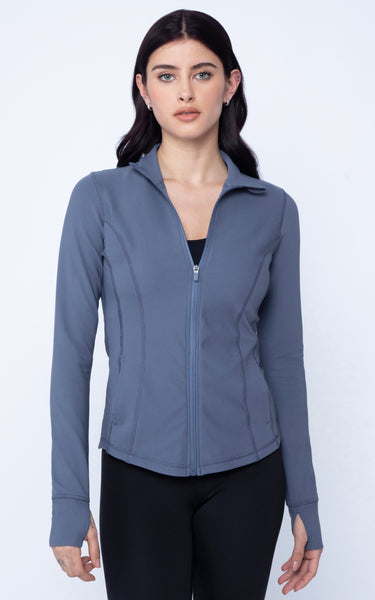 Interlink Ribbed Princess Seam Performance Jacket – 90 Degree by