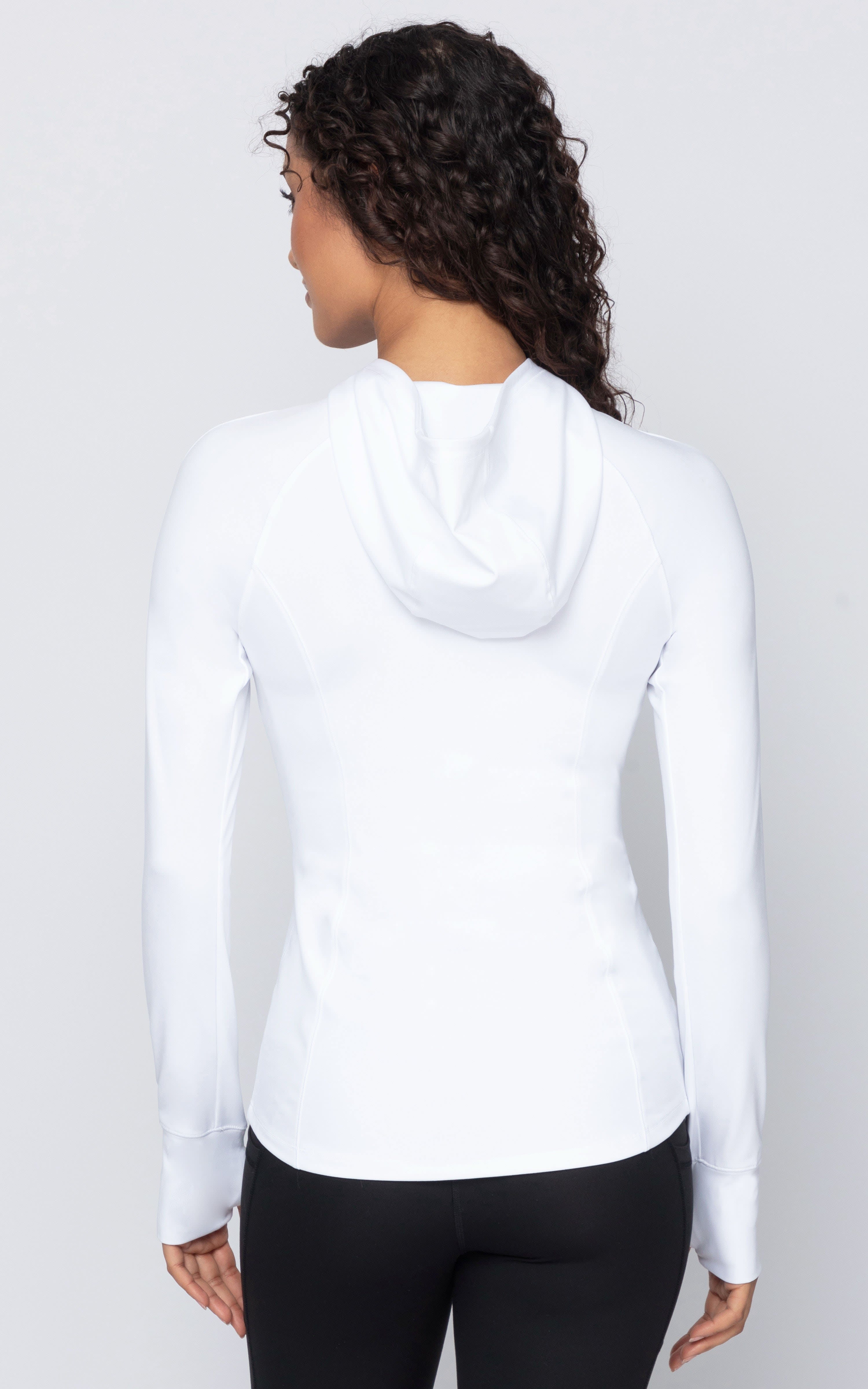 Slim Full Zip Hooded Jacket - 90 Degree by Reflex