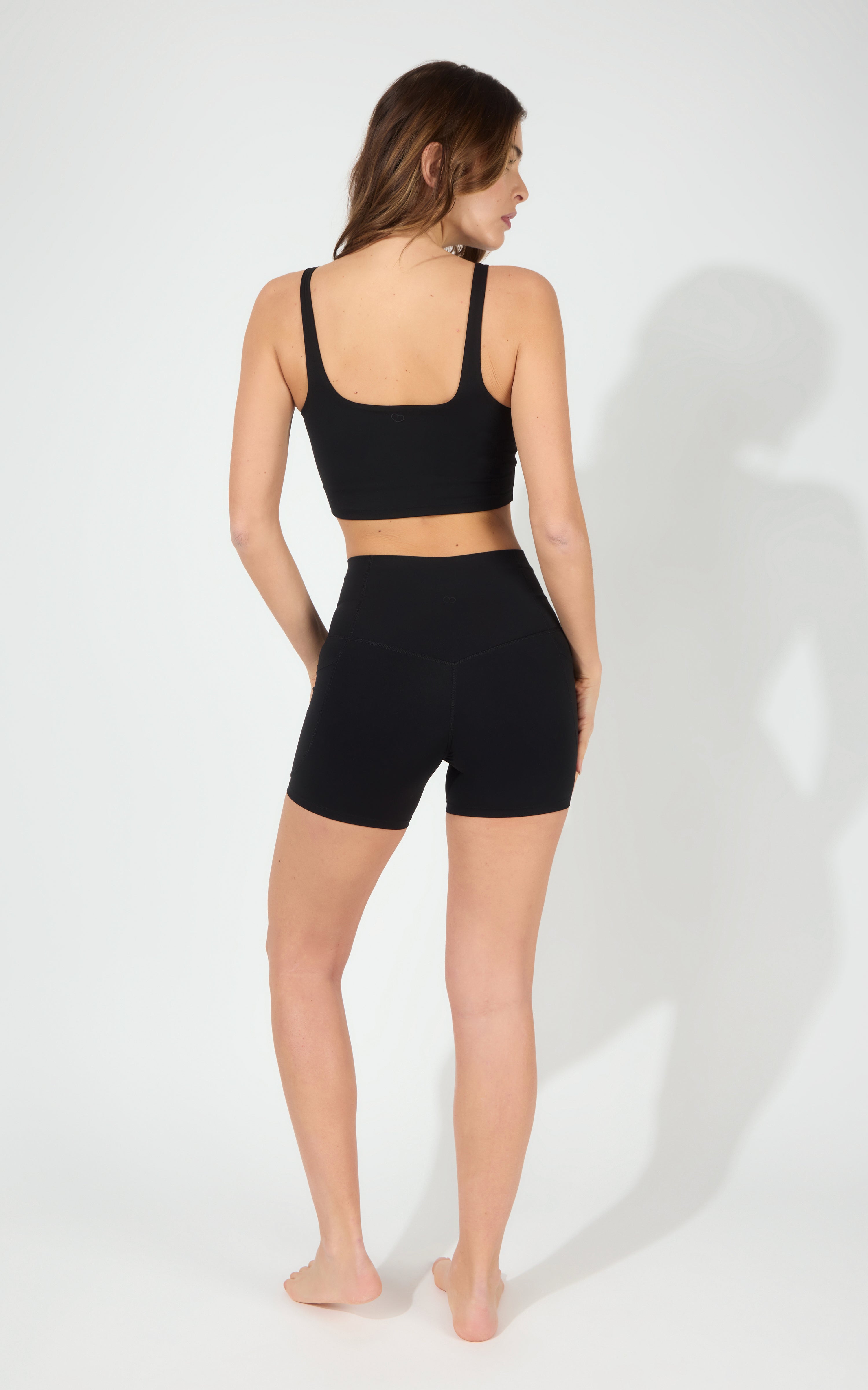 Nux Sabrina Bra Tank & 5" No Front Seam Short Set