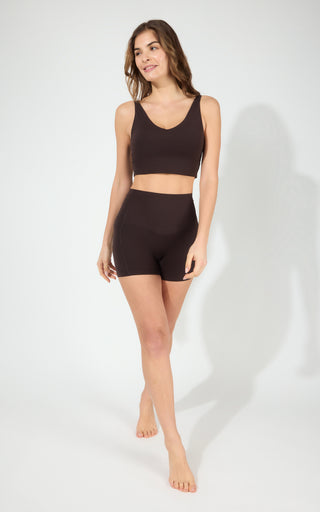 Nux Sabrina Bra Tank & 5" No Front Seam Short Set - 90 Degree by Reflex