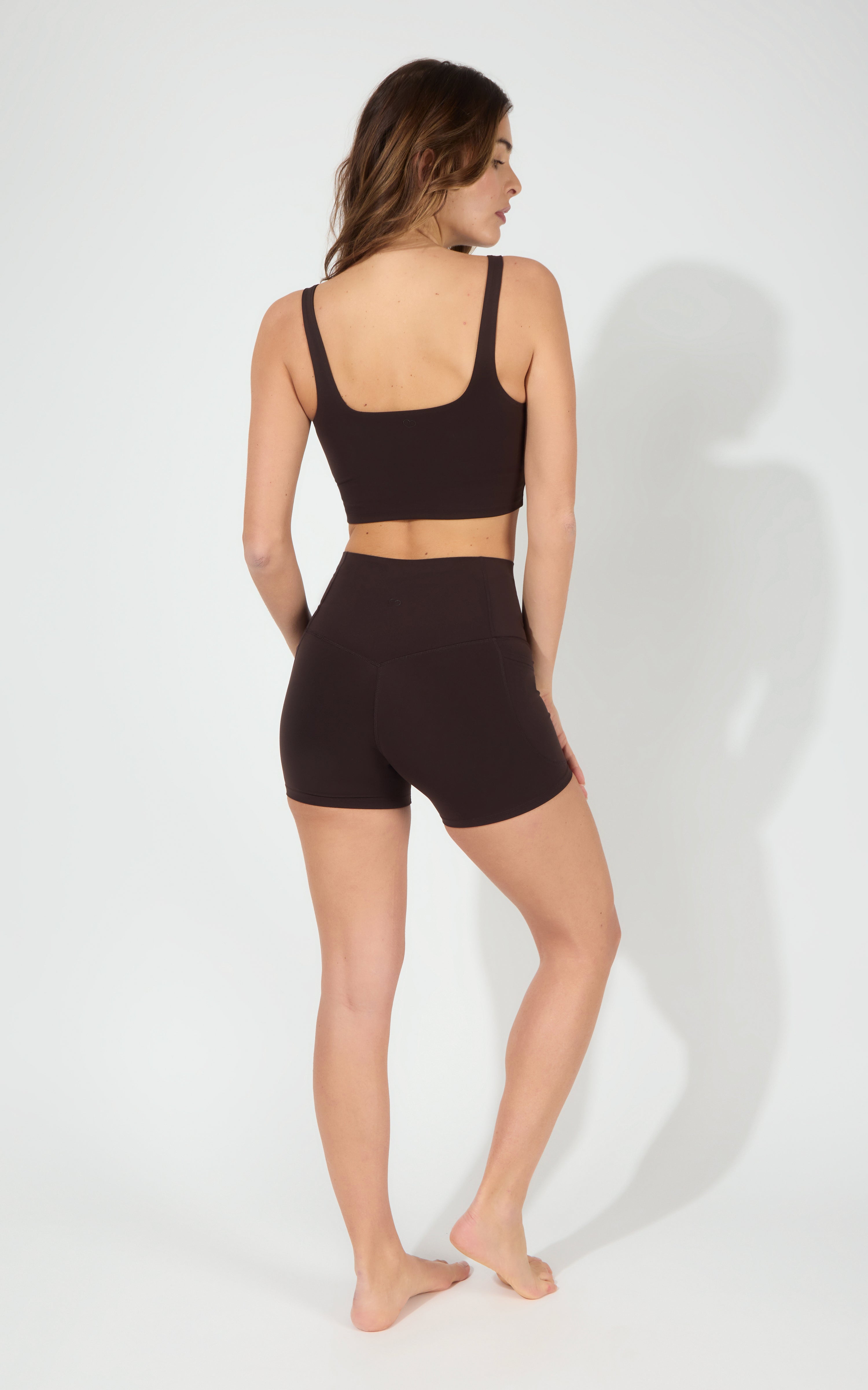 Nux Sabrina Bra Tank & 5" No Front Seam Short Set