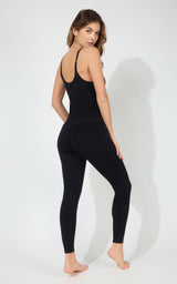 Nux Veloria Bra Tank & Contour Ankle Tight Set Black