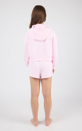 Girls Supreme Waffle Zoe Hoodie & Short Set