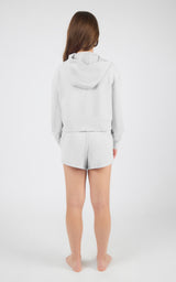 Girls Supreme Waffle Zoe Hoodie & Short Set - 90 Degree by Reflex
