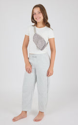 Girls Jerseytek Mabel Short Sleeve Tee & Barrel Sweatpant & Bag Set