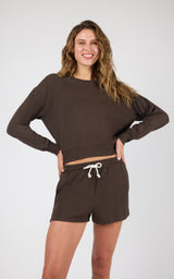 Terry Sunset Bay Pullover & Short