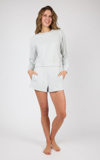Set Rib Plush Avenlee Long Sleeve + New Flow Short - 90 Degree by Reflex