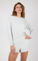 Set Rib Plush Avenlee Long Sleeve + New Flow Short - 90 Degree by Reflex