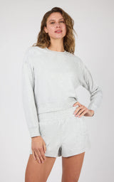 Plush Rib Avenlee Long Sleeve & New Flow Short Set