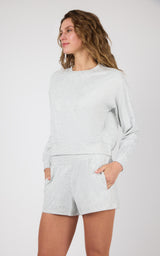 Set Rib Plush Avenlee Long Sleeve + New Flow Short - 90 Degree by Reflex