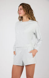 Plush Rib Avenlee Long Sleeve & New Flow Short Set