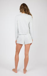 Plush Rib Avenlee Long Sleeve & New Flow Short Set