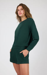 Plush Rib Avenlee Long Sleeve & New Flow Short Set